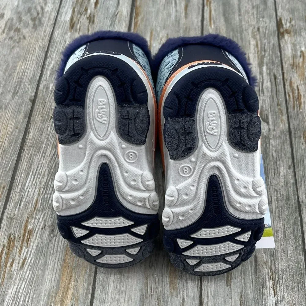Toddler Bluey Winter Boot Shoes Faux Fur Trim Size 8